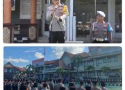 Kapolresta Banyuwangi Pimpin Apel Siaga May Day, Tekankan Disiplin dan Kesiapsiagaan Personel