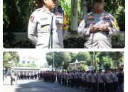 Kapolresta Banyuwangi Pimpin Apel Pengamanan Aksi May Day 2025: Utamakan Pendekatan Humanis