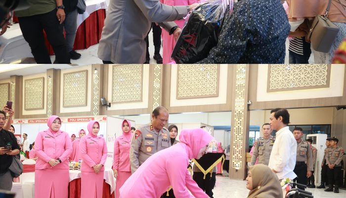 Hari Bhayangkara ke -79 Polda Jatim Beri Bantuan Tongkat dan Kursi Roda Bagi Kaum Difabel