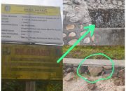 Dugaan Proyek Sumber dari Dana Desa (DD) Setail Asal Jadi, dan Tidak Sesuai Spefikasi