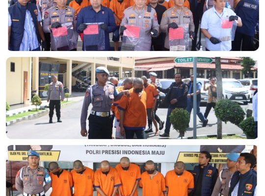 Polresta Banyuwangi Bongkar Sindikat Curanmor, Enam Orang Ditangkap