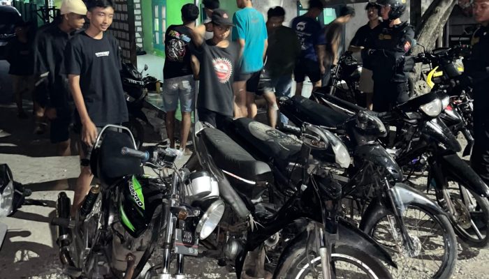 Respons Cepat Polres Gresik, Enam Remaja Balap Liar Diamankan Sat Samapta di Jalan Raya Bungah