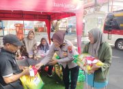 Polresta Banyuwangi Bersama Bulog Gelontorkan 202 Ton Beras SPHP untuk Warga Dalam Gerakan Pangan Murah