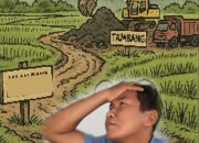 Diduga Aktifitas Tambang Ilegal di Tengah Persawahan Desa Bedewang, Milik siapa ya???