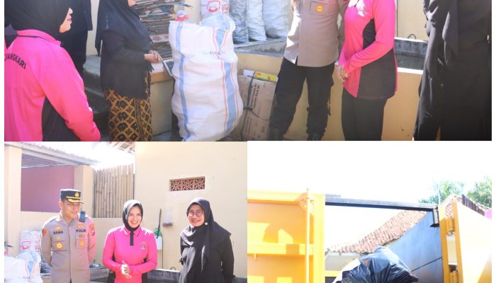 Bank Sampah Bhayangkari Polresta Banyuwangi Resmi Berdiri, Perkuat Gerakan Hijau