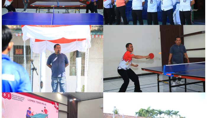 Semarakkan HUT Kemerdekaan RI, Kalapas Banyuwangi Buka Pekan Olahraga Bagi Pegawai dan Warga Binaan