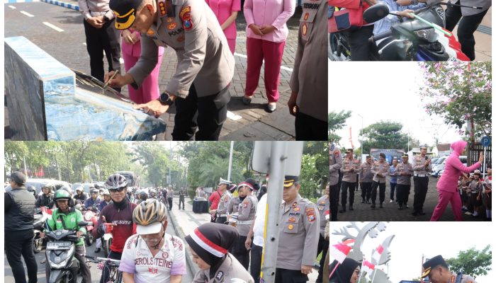 Kapolresta Banyuwangi Resmikan Taman Lalu Lintas di Satpas