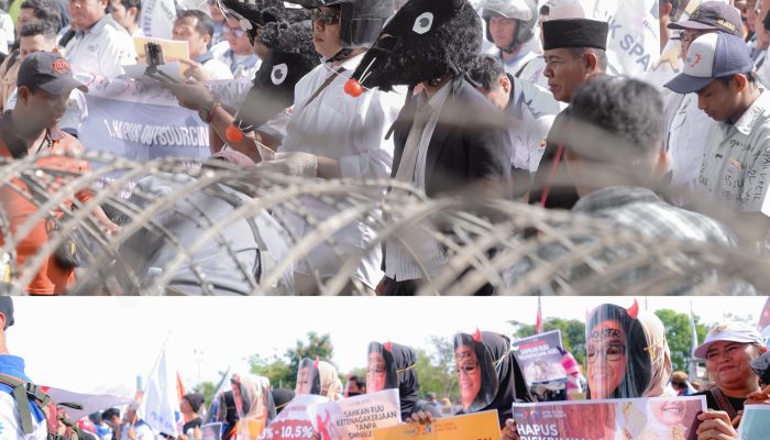 Aksi Unras di Jawa Timur Berjalan Tertib dan Kondusif Kapolrestabes Surabaya Apresiasi Massa Buruh