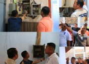 Kalapas Banyuwangi Dampingi Sejumlah Pejabat Struktural Melakukan Pemeriksaan Instalasi Listrik di Seluruh Area Lapas Banyuwangi.