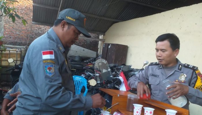 Dengan Kopling Polisi Ajak Warga Jaga Kamtibmas di Sidoarjo