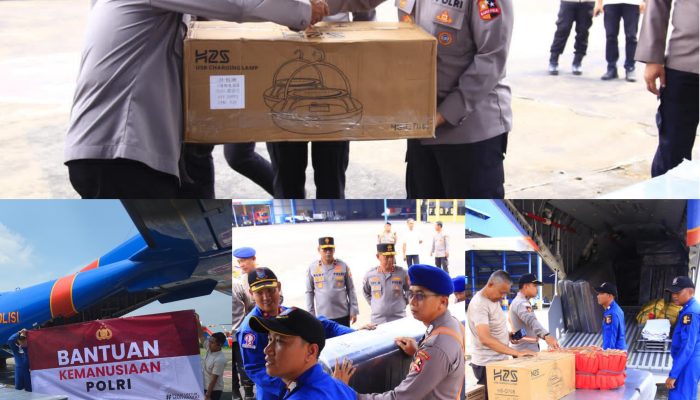 Polri Berangkatkan Bantuan Kemanusiaan ke NTT untuk Bantu Korban Banjir dan Longsor