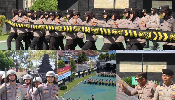 Profesional, Humanis, Terlatih: Polresta Banyuwangi Mantapkan Personel Lewat Latihan Teknis Dalmas