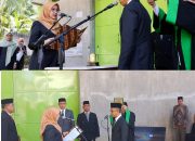 Bupati Ipuk Lantik Sekda di Tempat Pengelohan Sampah,