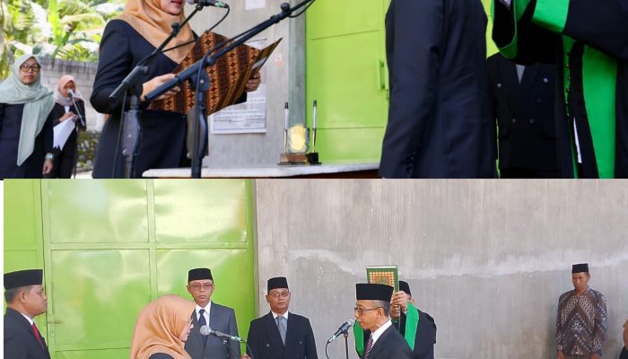 Bupati Ipuk Lantik Sekda di Tempat Pengelohan Sampah,