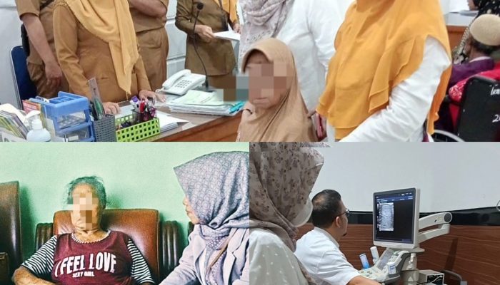 Sekkel Kelurahan Lateng Dampingi Warga Lansia yang Terdiagnosa Tumor Ganas