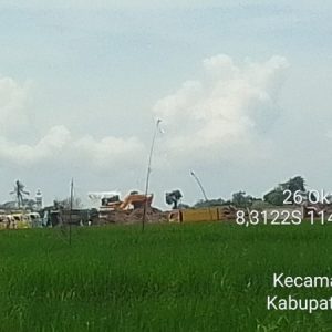 Tambang Galian C di Pancoran Rogojampi, Diduga Memakan Lahan Pertanian dan Jalan Raya Buat Warga Resah.