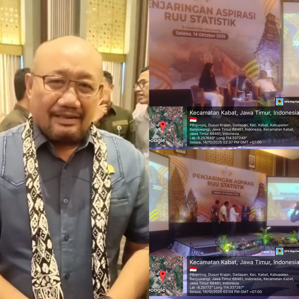 H. Sumail Abdullah Hadir di Bumi Blambangan Banyuwangi, Dorong Sinkronisasi Data Nasional Lewat RUU Statistik