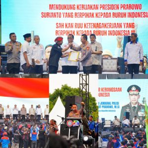 Dukung Program Pemerintah, Kapolri: Buruh dan Polri Bersinergi Jaga Stabilitas Kamtibmas