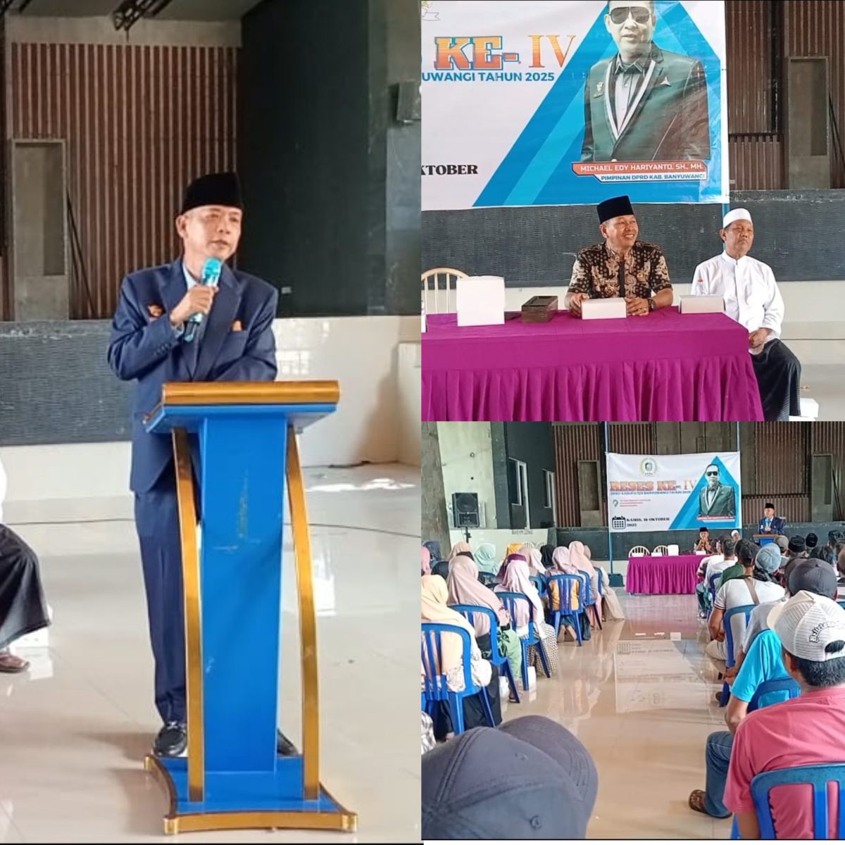 Ketua Fraksi Demokrat : Michael Edy Hariyanto Menggelar Reses Ke-IV di Alam Indah Lestari Rogojampi