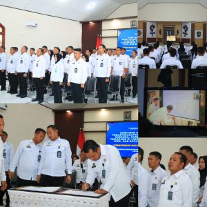 Lembaga Permasyarakatan (Lapas) Kelas IIA Banyuwangi, Pertegas Komitmen Bersih dari Handphone,Narkoba Melalui Penandatangan Komitmen Bersama.