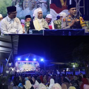 Polresta Banyuwangi Perkuat Sinergitas TNI-Polri dan Masyarakat; Gelar Pengajian dan Sholawatan Peringati Hari Santri Nasional 2025.