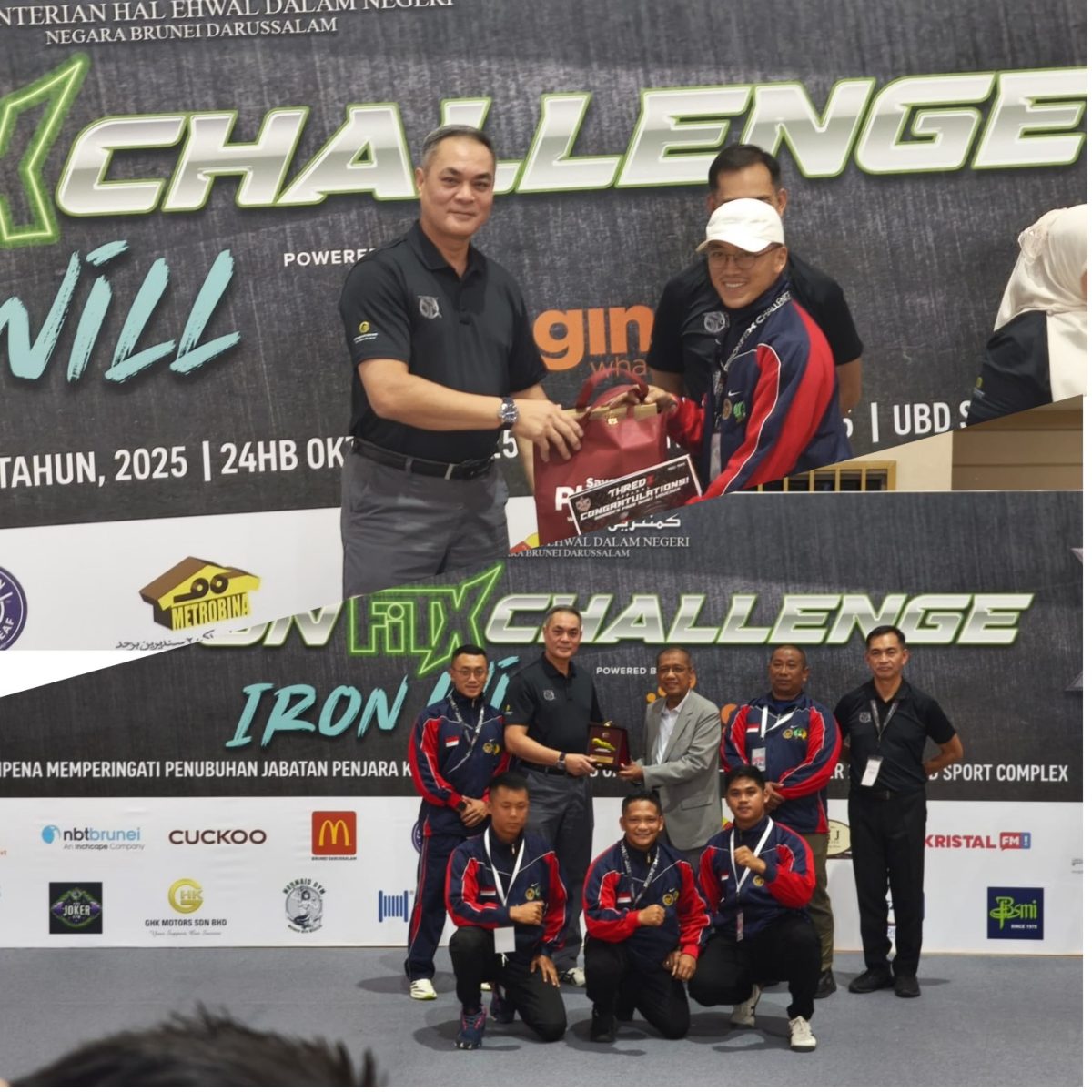 Agung Prasetyo Petugas Lapas Batam Persembahkan Perunggu pada Ajang FitX Challenge di Brunei Darussalam.