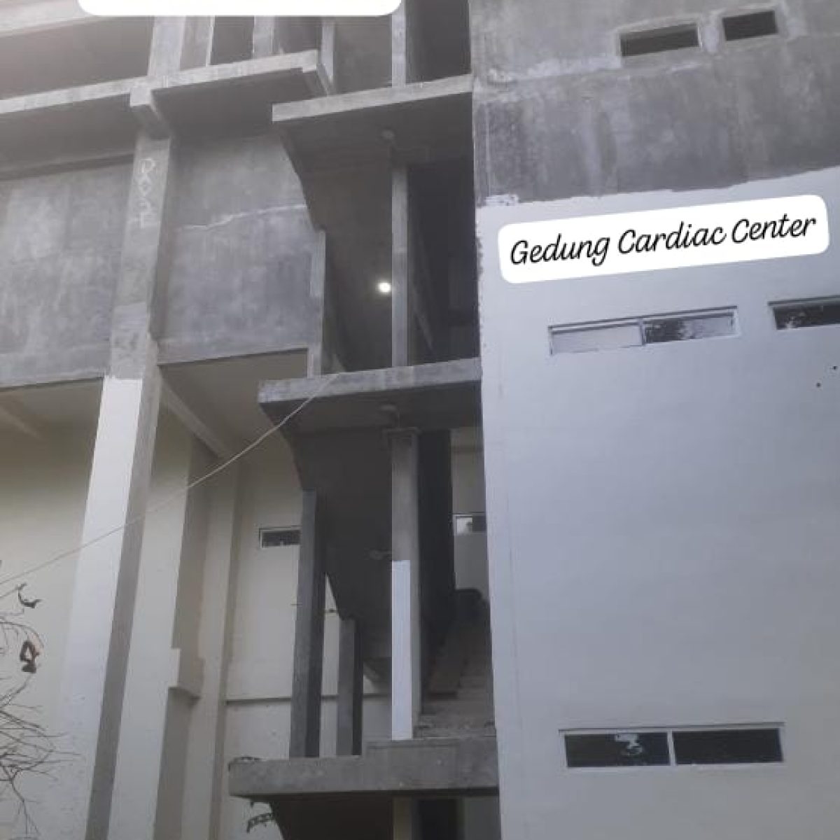 Proyek Pembangunan Gedung Blambangan Cardiac Center (BCC) RSUD Blambangan Kekurangan, Anggaran Jadi Mangkrak.