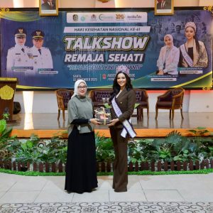 Putri Indonesia 2025 Pulang Kampung ke Banyuwangi Mengadakan Talkshow Bertajuk “Remaja Sehat”.