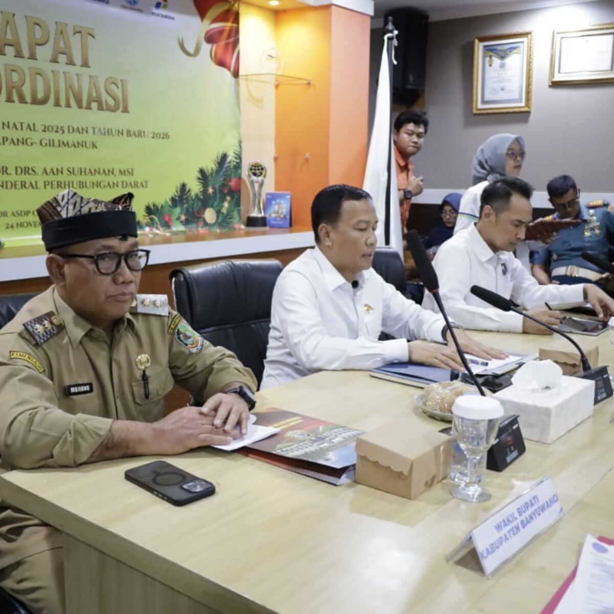 Persiapan Libur Natal dan Tahun Baru, Kemenhub Rakor di Banyuwangi.