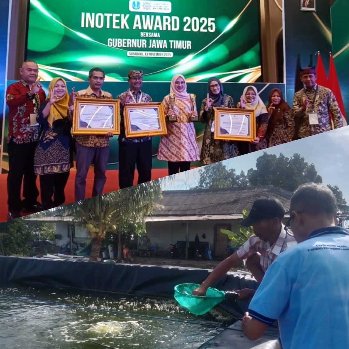 Inovasi Dinas Perikanan Banyuwangi Raih Inotek Award 2025 yang di Gelar Pemerintah Provinsi Jawatimur.
