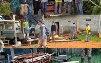 Puluhan Kayu Jati Ilegal Ditemukan di Belakang Rumah Warga Pesanggaran.