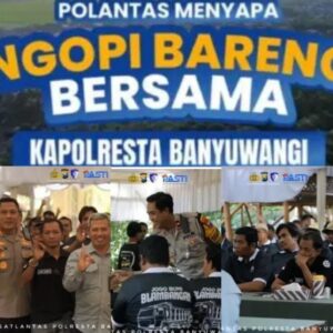 Polantas Menyapa: Kapolresta Banyuwangi Ngopi Bareng Sopir, Ajak Jaga Keselamatan di OPS Zebra Semeru 2025.