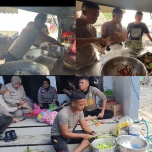 Polda Jatim Sediakan Dapur Umum untuk Warga Terdampak Erupsi Gunung Semeru.