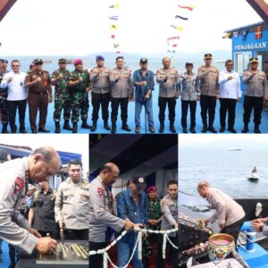 Perkuat keamanan Maritim; Kapolda Jatim Resmikan Dermaga dan Kapal Cepat Satpolairud Polresta Banyuwangi.