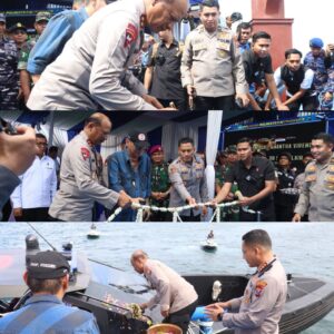 Kapolda Jatim Resmikan Dermaga dan Kapal Cepat Satpolairud Polresta Banyuwangi.
