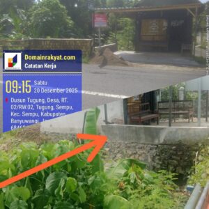 Diduga Abaikan Aturan Pengairan, Bangunan Usaha Pangkas Rambut Berdiri Tanpa Rekomendasi Resmi.