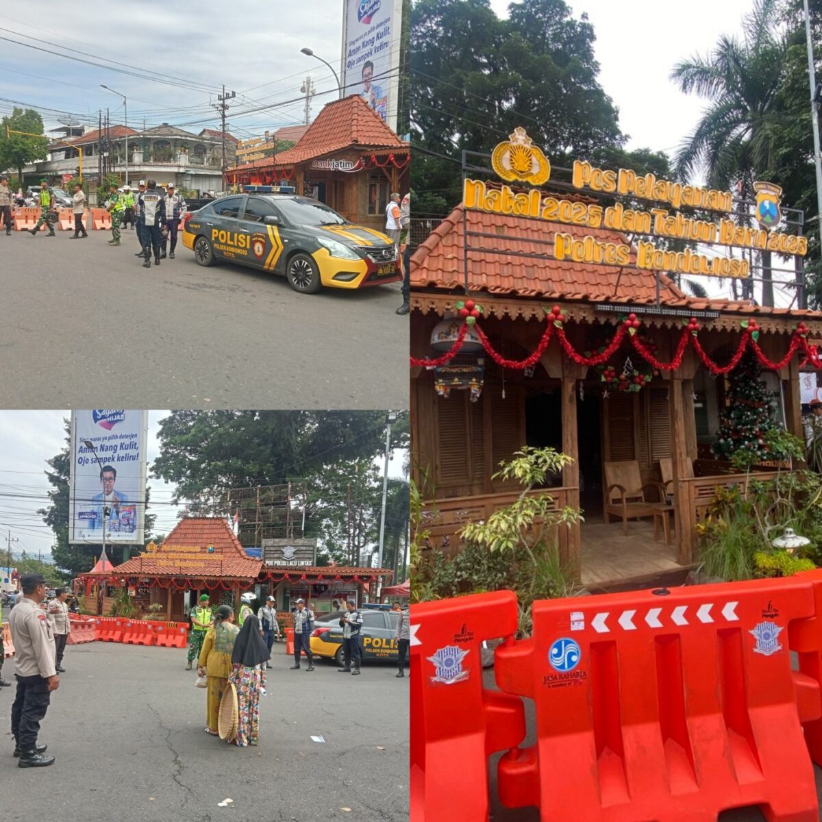 Polres Bondowoso Dirikan Pos Unik dan Layanan Gratis Bagi Pemudik Nataru.