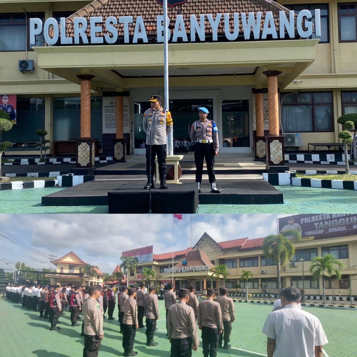 Apel Jam Pimpinan, Kapolresta Banyuwangi Tekankan Soliditas dan Komitmen Jaga Kamtibmas.