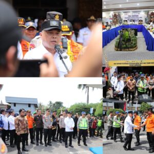 Kapolda Bali Dampingi Menteri Perhubungan dan Kakorlantas Tinjau Pengamanan Angkutan Nataru di Pelabuhan Gilimanuk