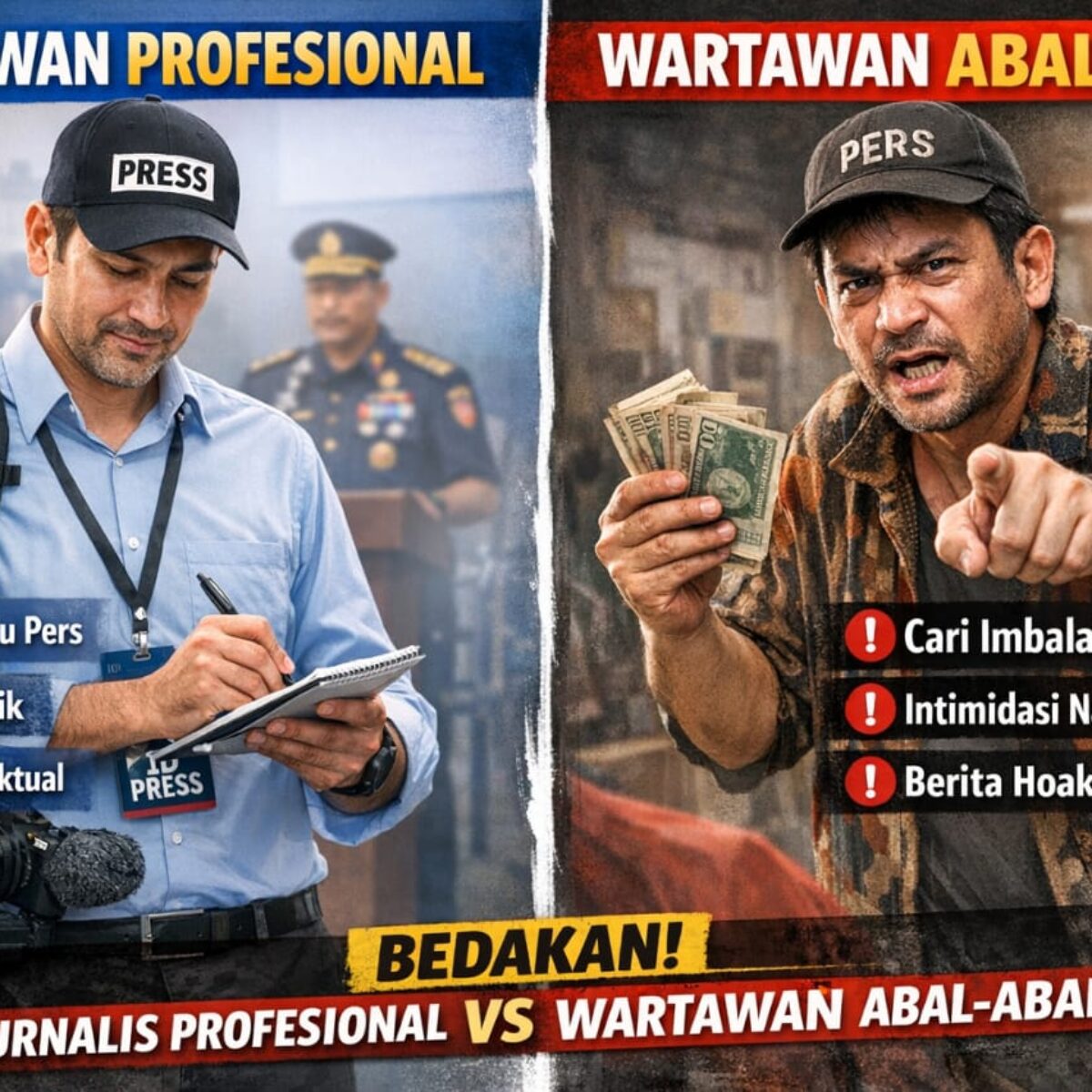 Maraknya Wartawan Abal-abal, Profesionalisme Jurnalis Perlu Dijaga.