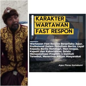 Ketum Fast Respon Agus Flores Tegaskan Wartawan FR Jadi Garda Terdepan Counter Isu Negatif POLRI..