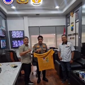 KONI Banyuwangi Silaturahmi dengan Kapolresta Baru, Bahas Pembinaan Olahraga Prestasi.