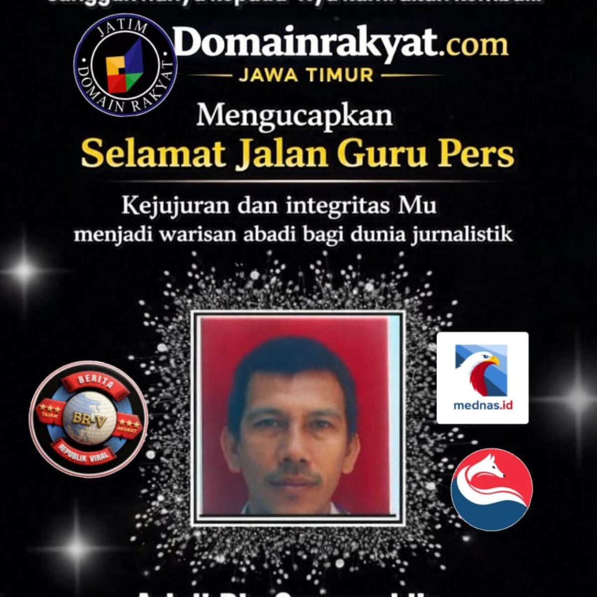 Dunia Pers Berduka, Guru Jurnalistik Arjeli SS Tutup Usia, Jejak Ilmunya Abadi.
