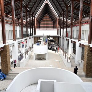 Progres Pembangunan Pasar Banyuwangi dan Asrama Inggrisan telah Mencapai 90%. menjadi Destinasi Wisata Heritage dan Kuliner di Pusat Kota.