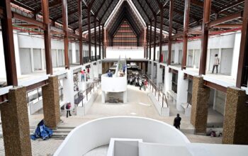 Progres Pembangunan Pasar Banyuwangi dan Asrama Inggrisan telah Mencapai 90%. menjadi Destinasi Wisata Heritage dan Kuliner di Pusat Kota.