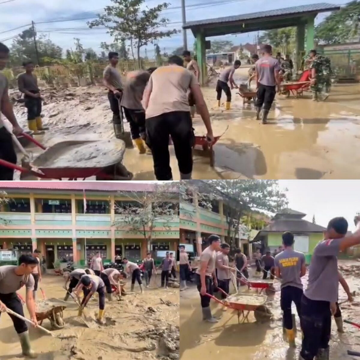Komitmen Polri dalam Pemulihan Pascabanjir, SD Negeri di Aceh Tamiang Siap Digunakan.