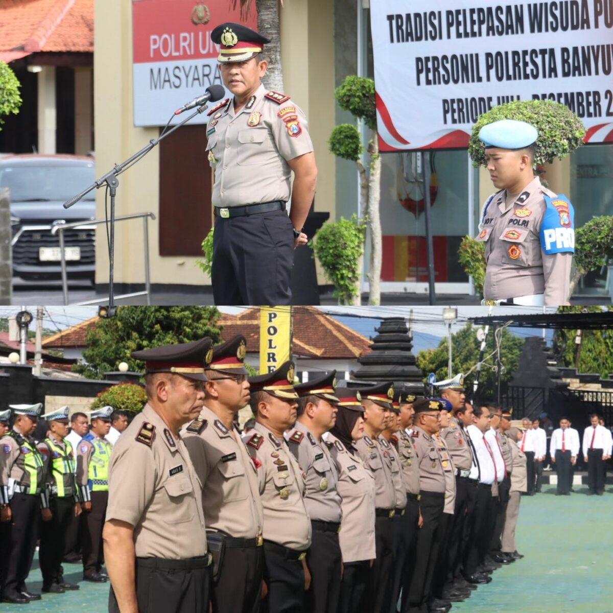 Apel Jam Pimpinan: Wakapolresta Banyuwangi Tekankan Evaluasi dan Program Quick Wins.
