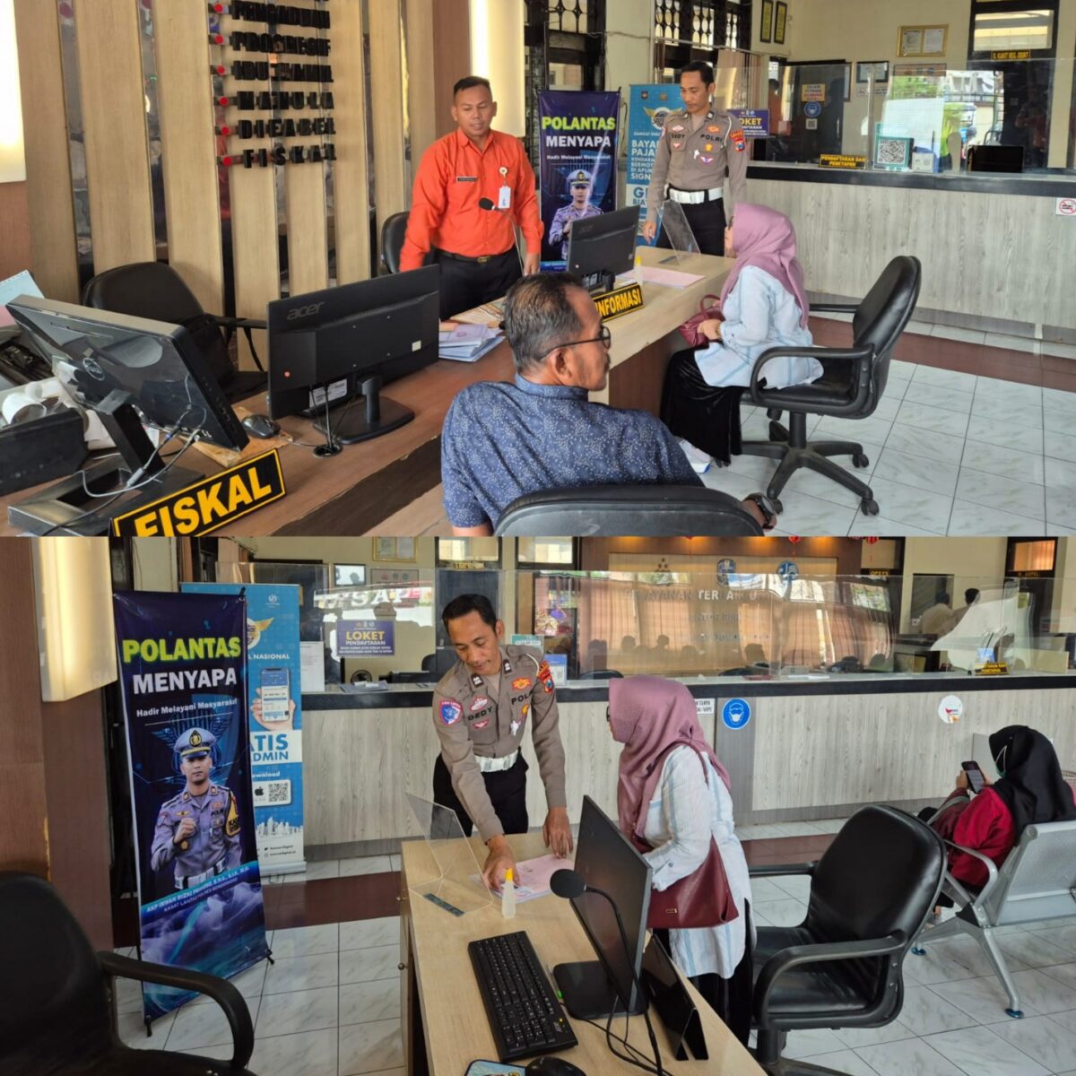 Polantas Menyapa : Polres Bondowoso Wujudkan Pelayanan Cepat dan Tepat dengan 3S.