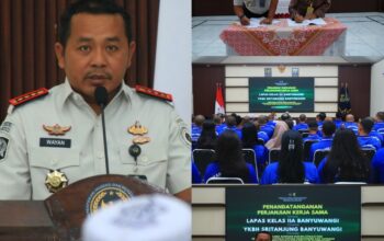 Perkuat Layanan Hukum, Lapas Banyuwangi Teken PKS dengan YKBH Sritanjung.