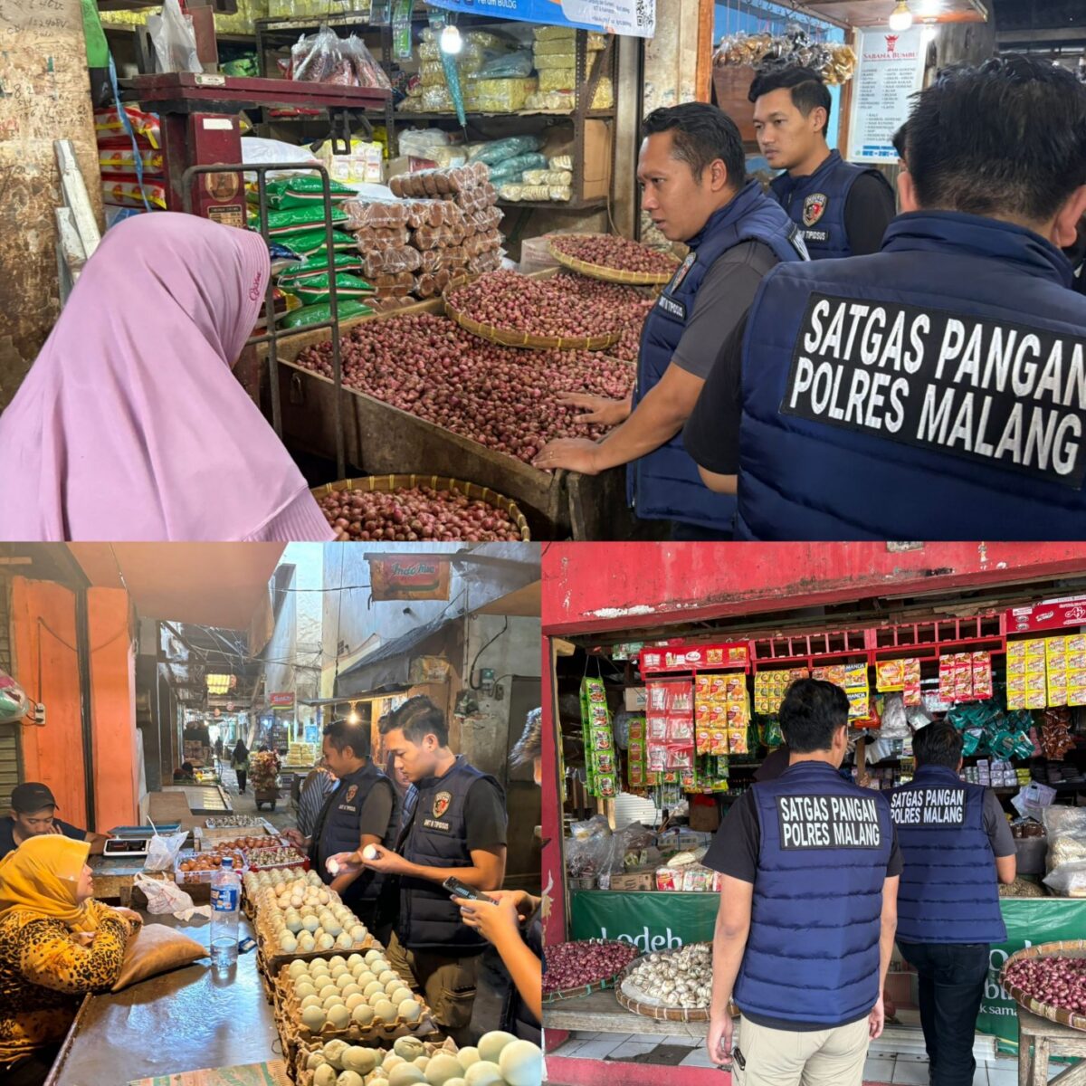 Satgas Pangan Polres Malang Turun ke Pasar, Pastikan Harga dan Ketersediaan Bapokting Aman Jelang Ramadan
